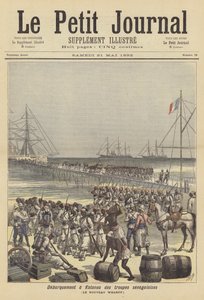 Senegalli askerler Dahomey