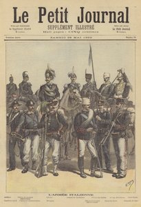 İtalyan ordusunun askerleri by after Henri Meyer