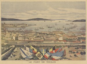 Toulon limanı by after Henri Meyer