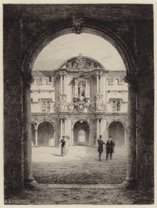 St Johns Koleji Ağ Geçidi by after Henri Toussaint