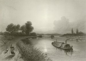 Wightnor yakınlarındaki Trent Nehri by Henry after Warren