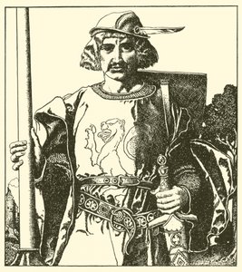Sör Lionel İngiltere by after Howard Pyle