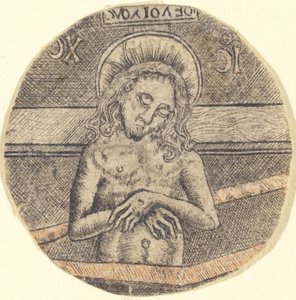 Hüzünlerin Adamı Olarak İsa by after Israhel van Meckenem