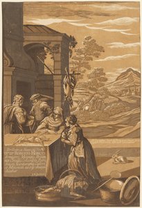 Dalışlar ve Lazarus (Sol Panel) by after Jacopo Bassano John Baptist Jackson