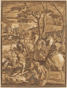 Çarmıha Gerilme (Sağ Panel) by after Jacopo Tintoretto John Baptist Jackson