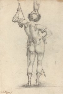 Ayakta Şekil [rekto] by after Jacques Bellange