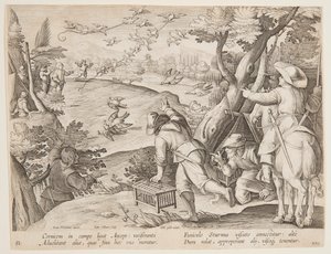 kümes hayvanları by after Jan van der Straet, called Stradanus
