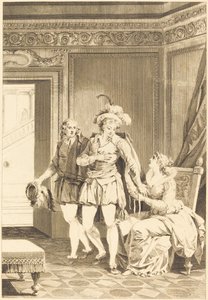 Mona Lisa: Ayrılış by after Jean Jacques François Le Barbier I