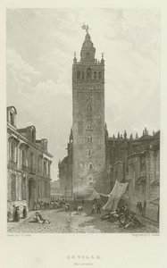 Sevilla, Giralda by after John Frederick Lewis