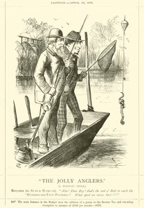 Jolly Anglers, Bir Tatil İdil by after John Tenniel