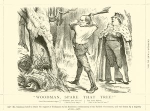 Woodman, o Ağacı boşver! by after John Tenniel