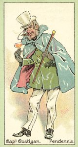 Kaptan Costigan, Pendennis (chromolitho) by after Joseph Clayton Clarke