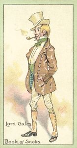 Lord Gules, Züppeler Kitabı (chromolitho) by after Joseph Clayton Clarke