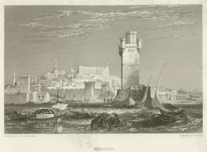 Rodos by after Joseph Mallord William Turner