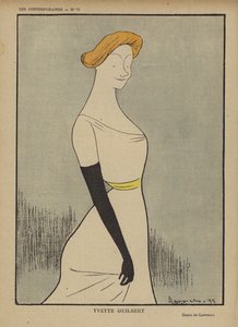 Yvette Guilbert, Le Rire için İllüstrasyon