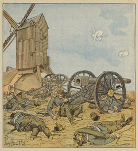 Zephyrs tarafından sökülen Alman pili by after Louis Charles Bombled