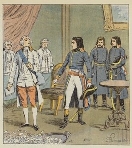 Bonaparte ve Cobentzel Kontu by after Louis Charles Bombled