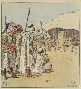 Bu araba Arapları şaşırttı by after Louis Charles Bombled
