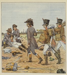 Askeri cerrahlar ve hemşireler by after Louis Charles Bombled