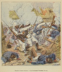 Ambodimonto dövüşü, Teğmen Foreston yaraları by after Louis Charles Bombled
