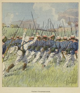 dAntanamitarana ile savaş by after Louis Charles Bombled