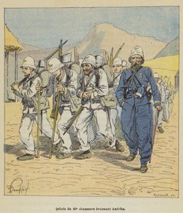 40. Andriba tahliye avcılarının kalıntıları by after Louis Charles Bombled