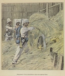 Hova evinde bir makineli tüfek keşfi by after Louis Charles Bombled