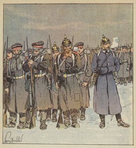 Bazı Prusya birliklerinin reddi by after Louis Charles Bombled