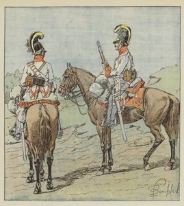 Öne Çıkan Avusturya Ejderhaları by after Louis Charles Bombled