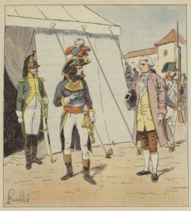 "Artık çok geç," dedi başkomutan saatini çıkararak. by after Louis Charles Bombled