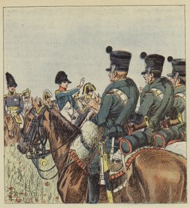 Gençler, ölümden korkmayın! by after Louis Charles Bombled