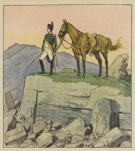 Harabelerin ortasında imparator by after Louis Charles Bombled