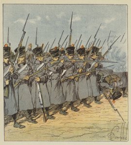 Her şeye esnek olmasını emrettiği cesur genç by after Louis Charles Bombled