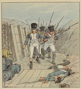 Kaptan de Chambure, bu ünlü şirketin lideri vb. by after Louis Charles Bombled