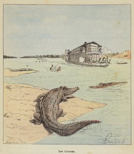 Timsahlar by after Louis Charles Bombled