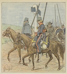 Düzenli Don Kazakları by after Louis Charles Bombled