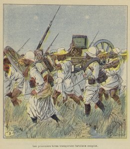 Hova mahkumları fethedilen topçuları taşıyor by after Louis Charles Bombled