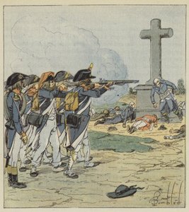 Fransız soylularının dörtte üçü böylece yok edildi. by after Louis Charles Bombled