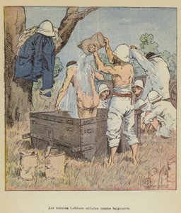 Küvet olarak kullanılan Lefebvre arabaları by after Louis Charles Bombled
