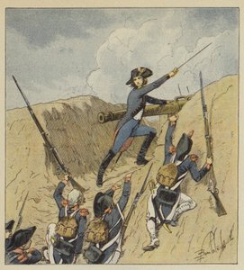 Napolyon çocukluktan yeni çıkmıştı ve ilk adımları saf bir ihtişamla parlıyordu. by after Louis Charles Bombled