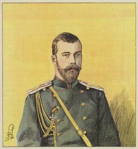 Nicholas II, Rusya İmparatoru by after Louis Charles Bombled