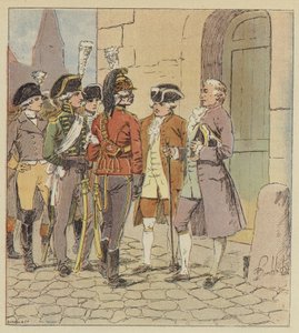Binlerce silahtık, tüm üniformalar, tüm rütbeler by after Louis Charles Bombled
