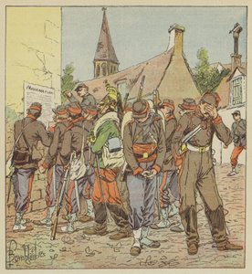 Loire ordusunun askerleri Metz