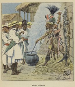 Madagaskarlı büyücüler by after Louis Charles Bombled
