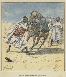 Konvoyda patlamadan düşen mermi by after Louis Charles Bombled