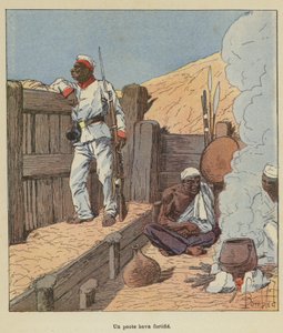 Bir hova direği güçlendirir by after Louis Charles Bombled