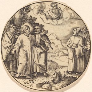 İsa, Havarilerinden Üçüyle by after Master IB