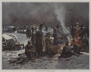 Bir bataklıkta bir bivak by after Maurice Henri Orange
