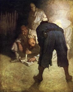Hazine Adası için İllüstrasyon by after Newell Convers Wyeth