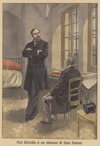 Paul Deroulede ve savunma avukatı Oscar Falateuf by after Oswaldo Tofani